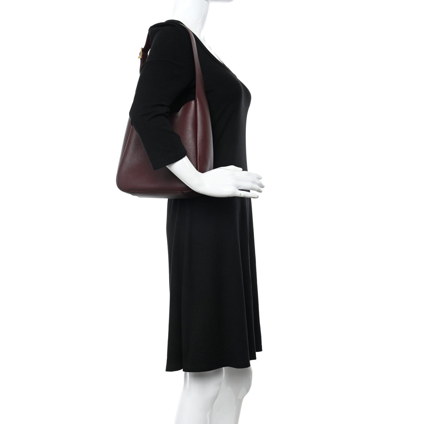 Smooth Calfskin Small Le 5 A 7 Soft Hobo Rouge Legion