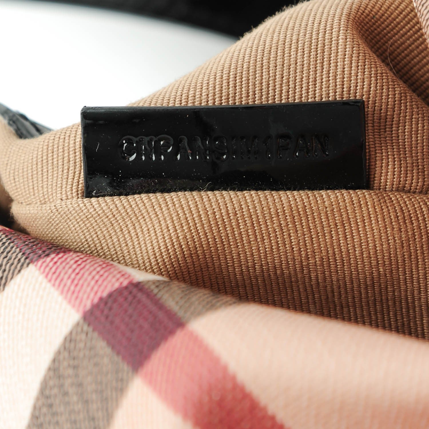 Burberry Supernova Check Small Tote Black 7 of 8