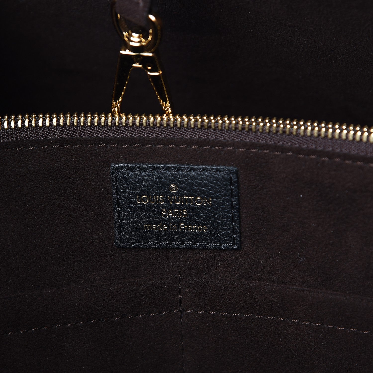 Louis Vuitton Calfskin Monogram Kimono Tote Black 7 of 7