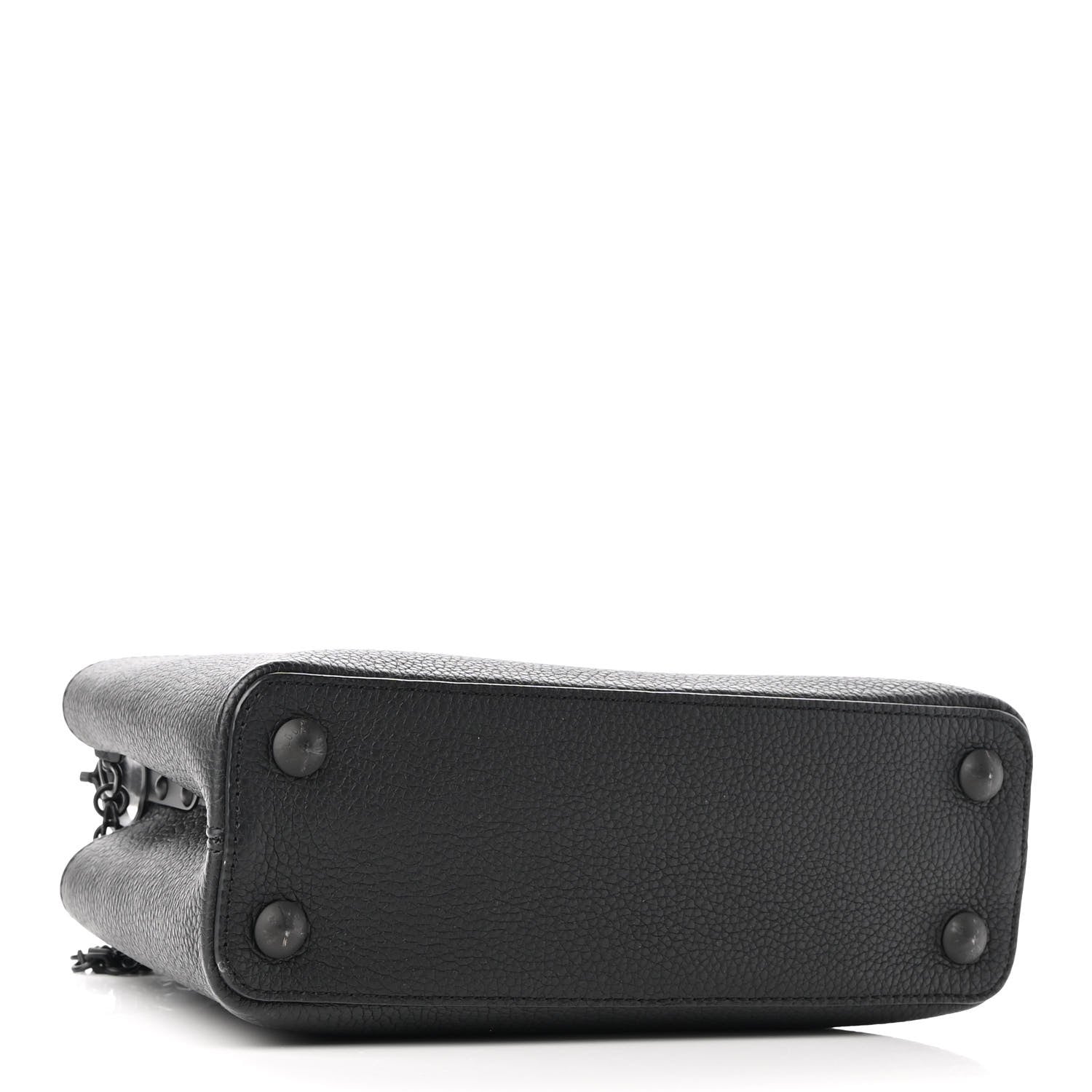 Louis Vuitton Taurillon Capucines BB Matte Black 4 of 8