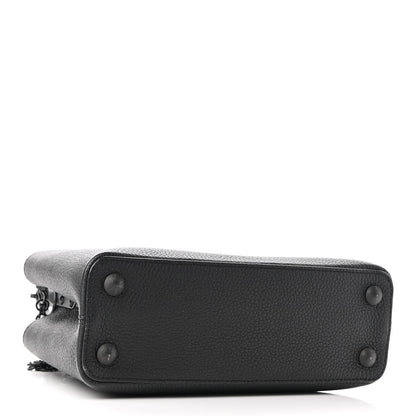 Louis Vuitton Taurillon Capucines BB Matte Black 4 of 8