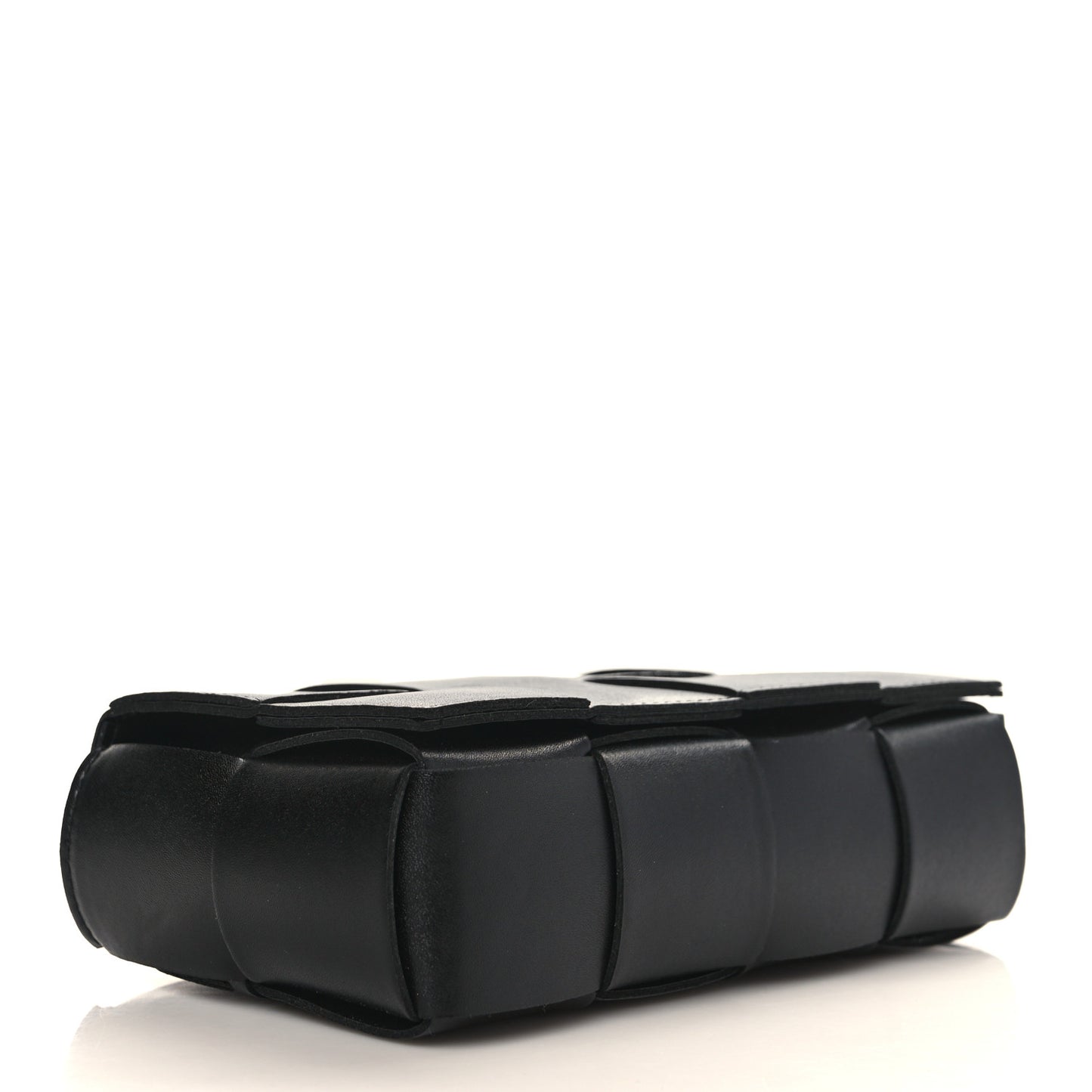 Nappa Maxi Intreccio The Belt Cassette Bag Black