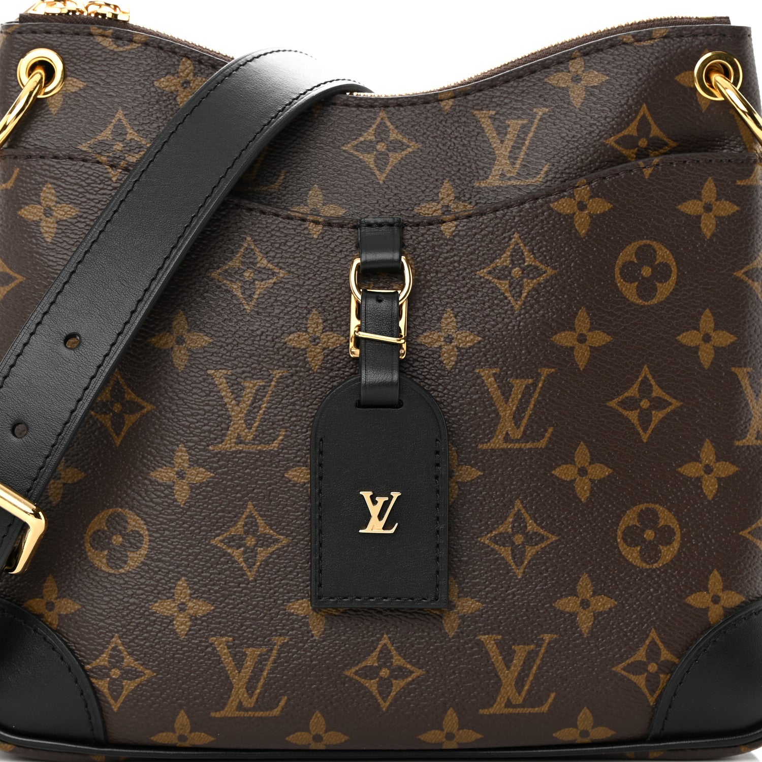Louis Vuitton Monogram Odeon PM Black 7 of 10