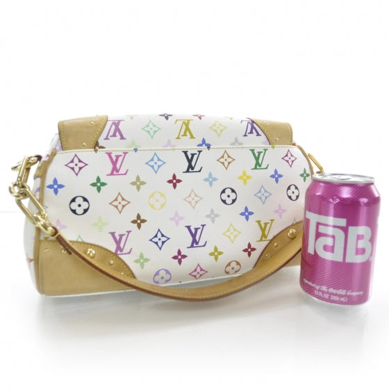 Monogram Multicolor Beverly MM White