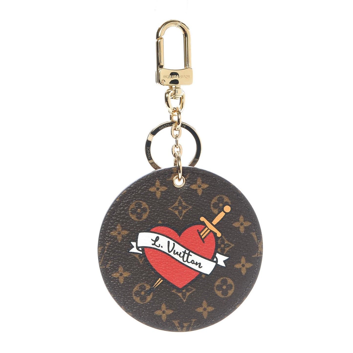Monogram Stories Bag Charm Key Holder