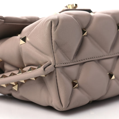 Valentino Garavani Nappa Mini Candystud Top Handle Bag Poudre 7 of 9
