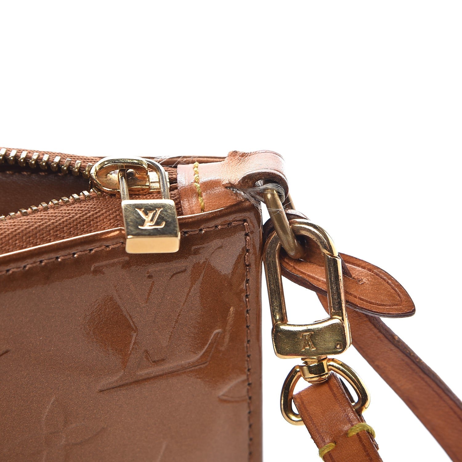 Louis Vuitton Vernis Lexington Pochette Bronze 7 of 7