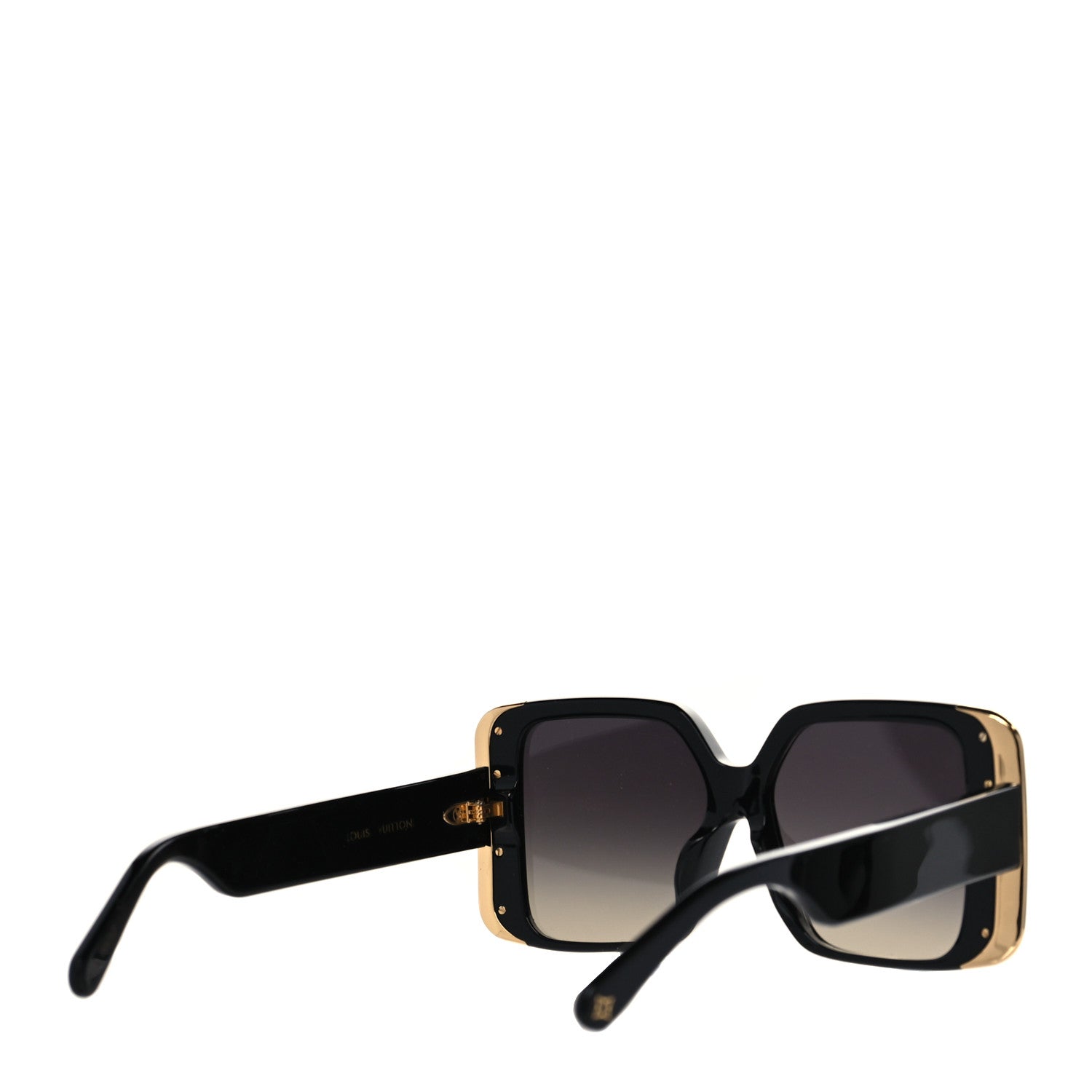 Louis Vuitton Acetate LV Moon Square Sunglasses Z1664E Black 3 of 6