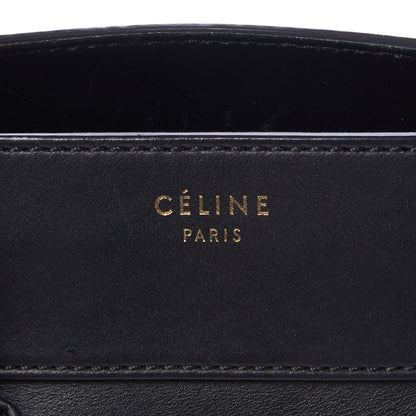 Celine Smooth Calfskin Mini Luggage Black 7 of 8