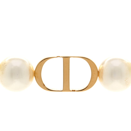 Christian Dior Pearl 30 Montaigne Choker Necklace Gold 4 of 5