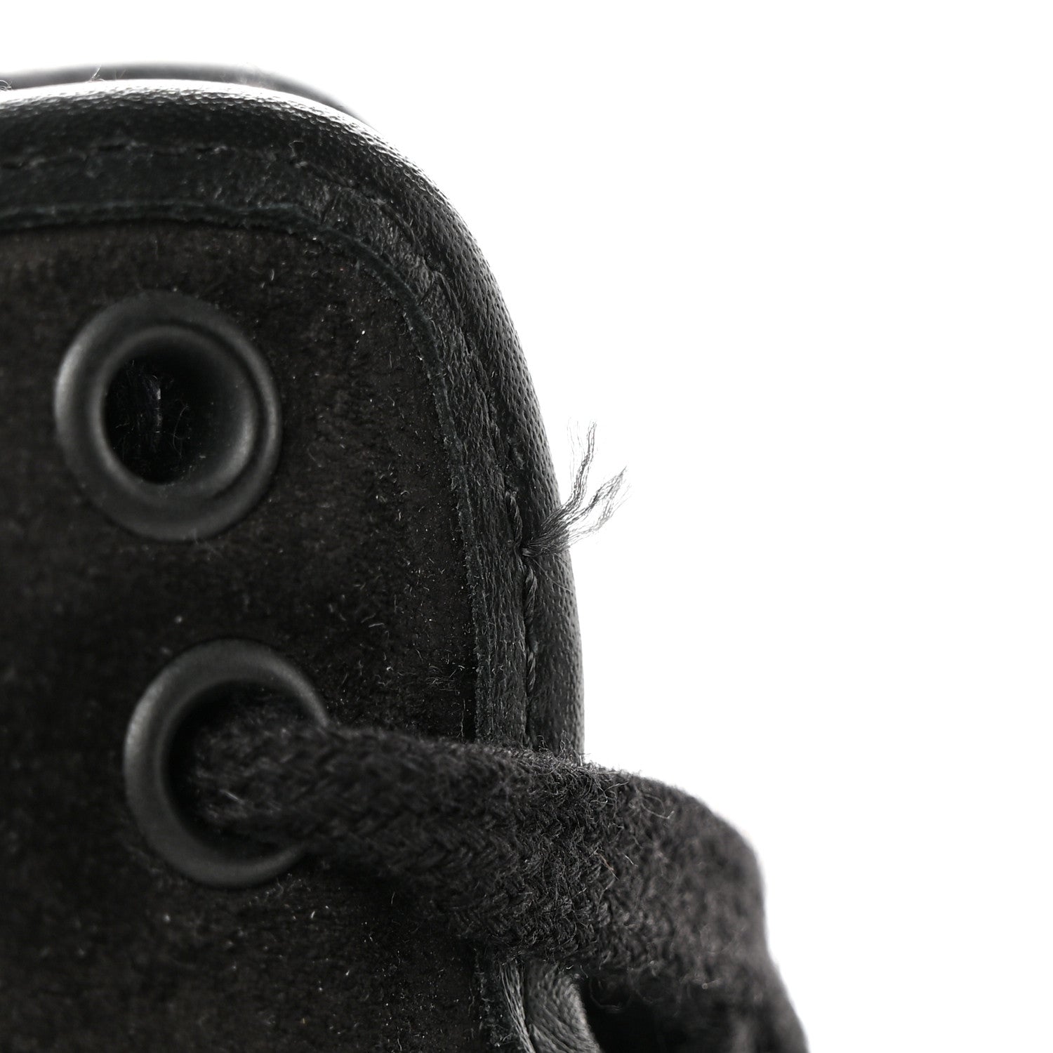 Chanel Velour Tweed CC High Top Sneakers 35 Black Gold 11 of 13