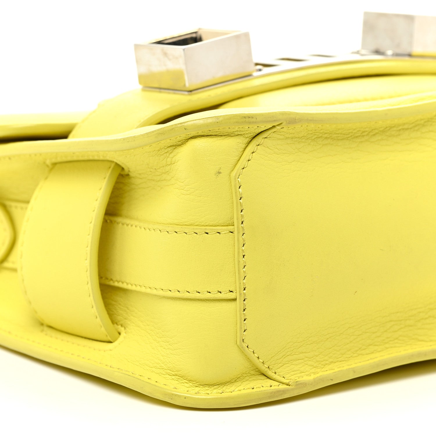 Proenza Schouler Calfskin Tiny PS11 Classic Shoulder Bag Lemon 8 of 29