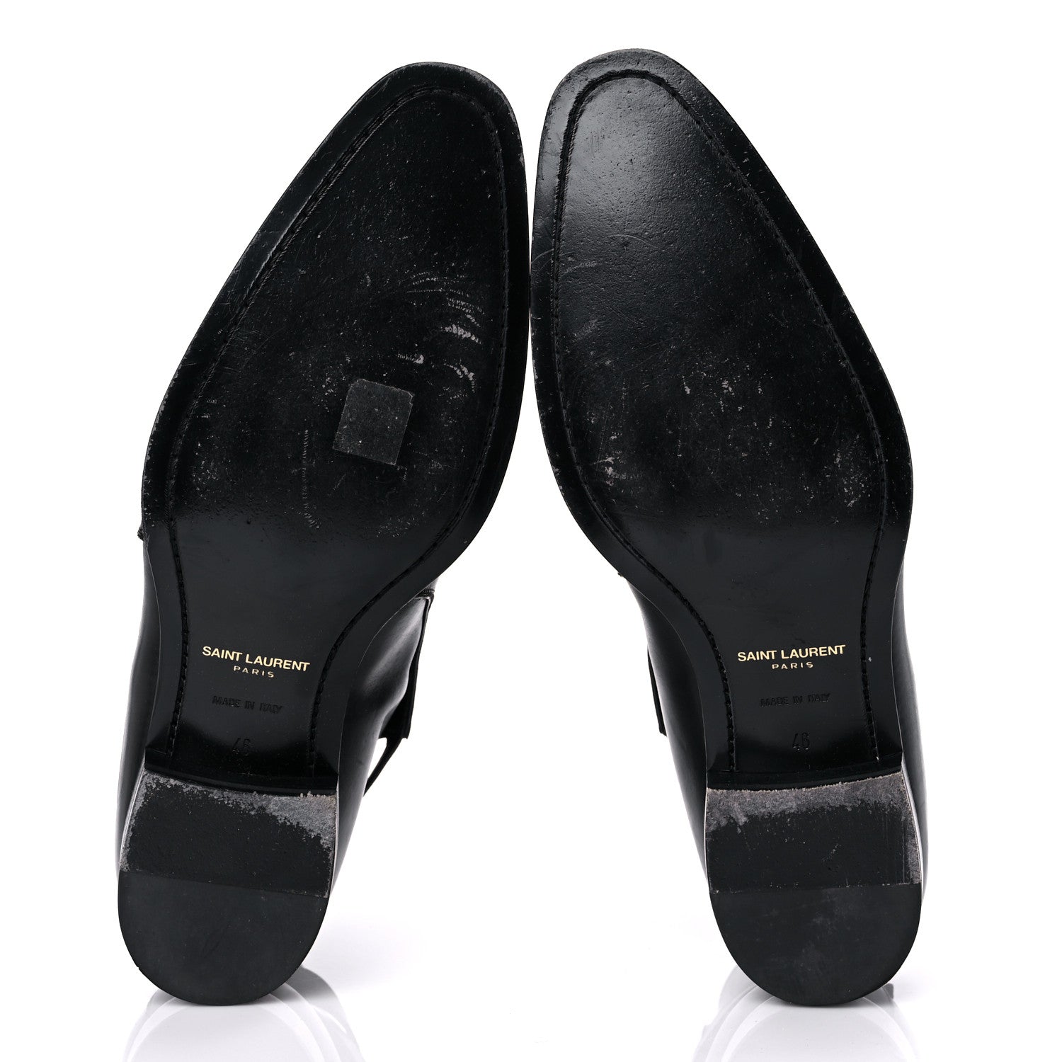 Saint Laurent Calfskin Mens Ankle Boots 46 Black 5 of 17