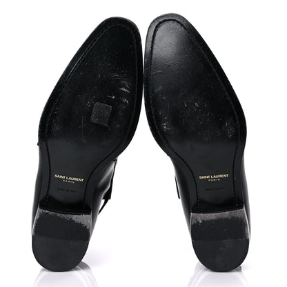 Saint Laurent Calfskin Mens Ankle Boots 46 Black 5 of 17