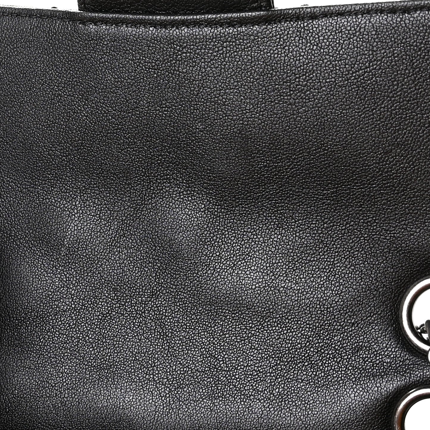 Metallic Sheepskin Quilted 2.55 Reissue Mini Flap Dark Grey
