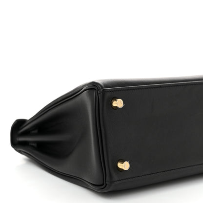 Hermes Swift Kelly Retourne 25 Black 9 of 11
