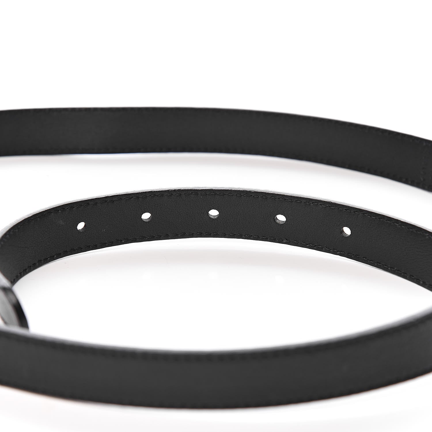 Gucci Calfskin Double G 20mm Belt 85 34 Black 6 of 6