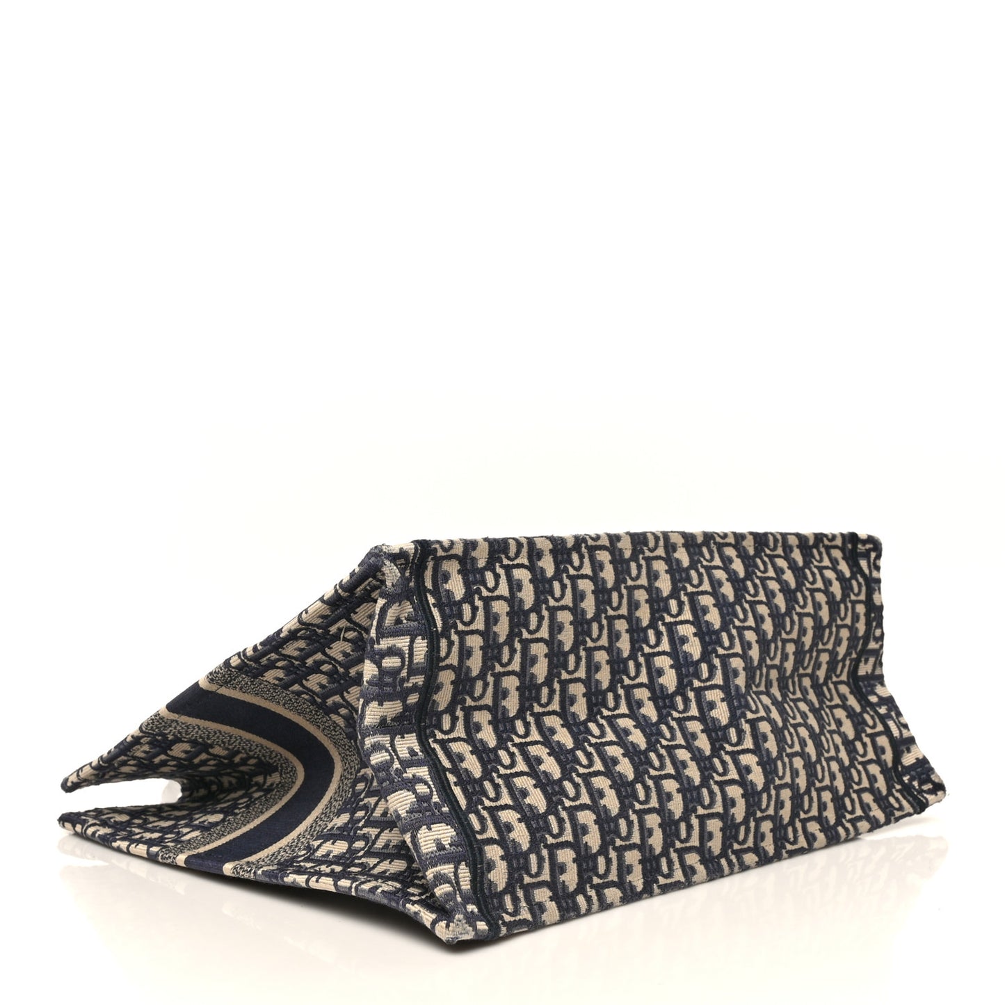 Oblique Large Book Tote Blue Multicolor