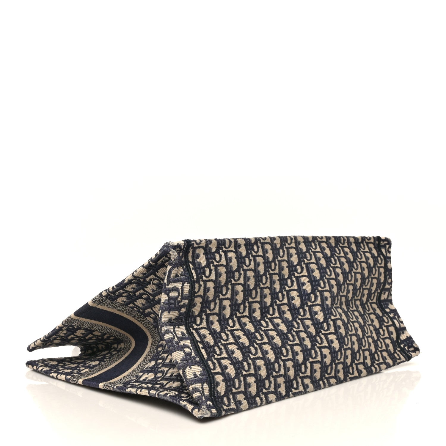 Christian Dior Oblique Large Book Tote Blue Multicolor 3 of 6