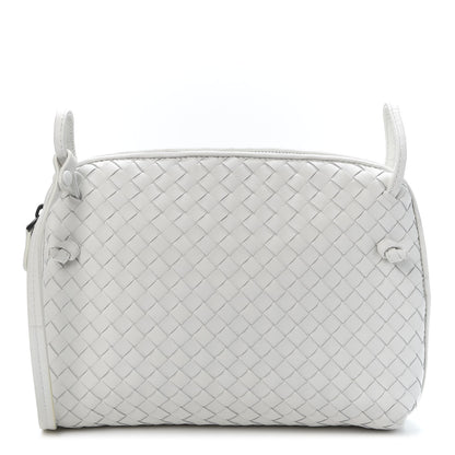 Bottega Veneta Nappa Intrecciato Pillow Crossbody Messenger White 1 of 8