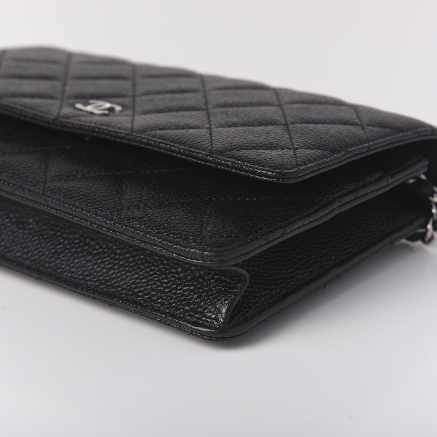 Chanel Caviar Quilted Wallet On Chain WOC Black 7 of 10