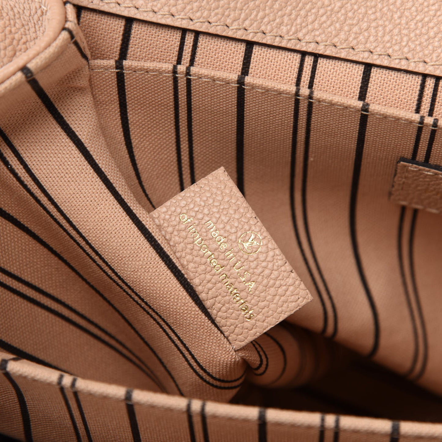 Empreinte Pochette Metis Beige Rose Creme