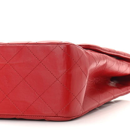 Chanel Lambskin Quilted Jumbo Double Flap Red 12 of 12