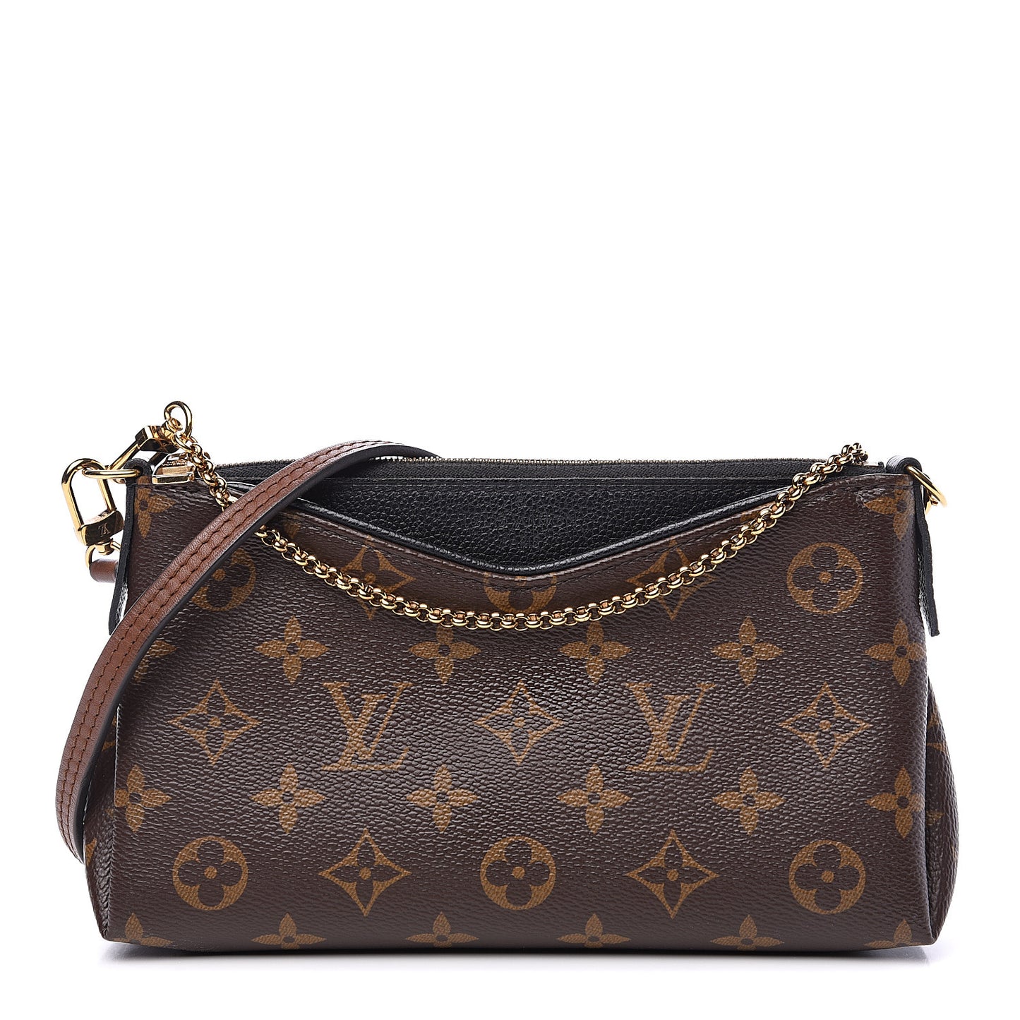 Monogram Pallas Clutch Black
