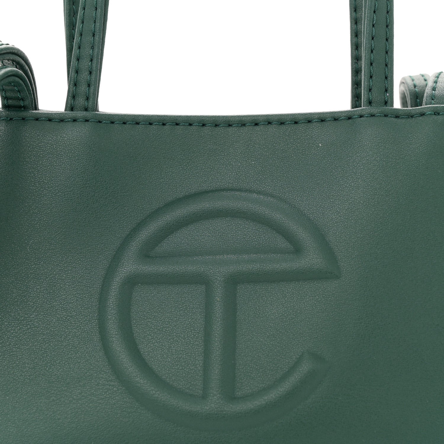 Telfar Vegan Leather Small Shopping Bag Dark Olive 7 of 9