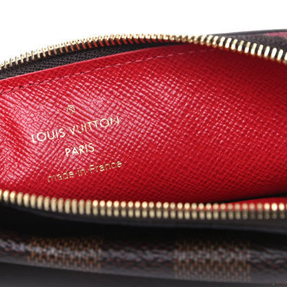 Louis Vuitton Damier Ebene Recto Verso Card Holder Red 6 of 7