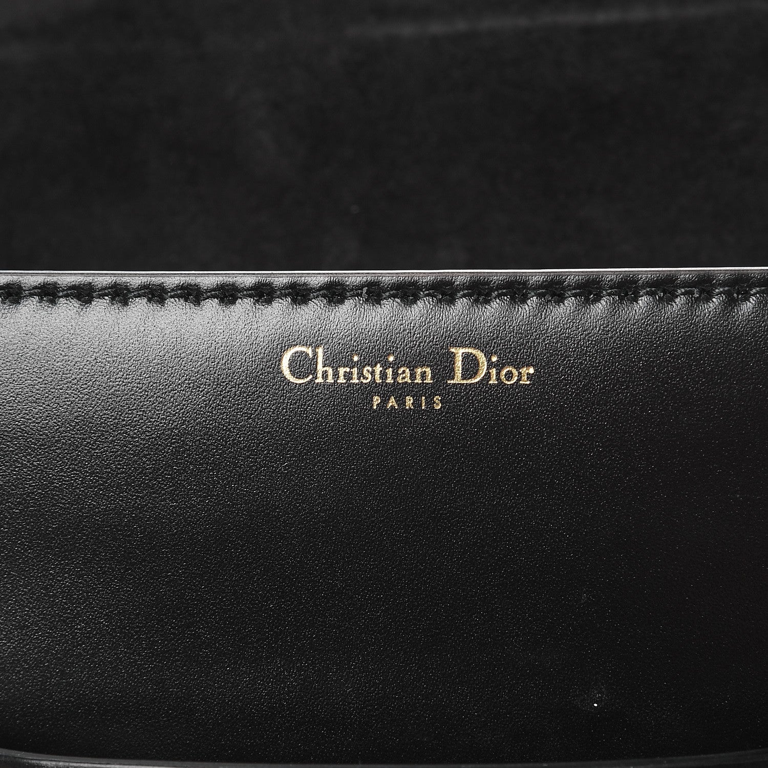 Christian Dior Smooth Calfskin Dio(r)evolution Flap Clutch Black 6 of 7