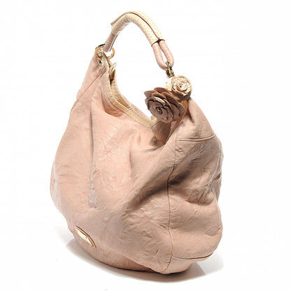 Jimmy Choo Nappa Snake Trim Sky Hobo Pink 3 of 8