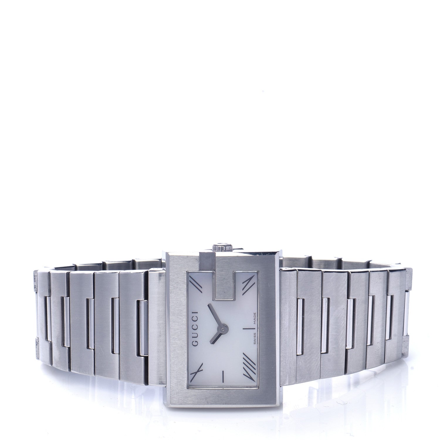 Gucci Stainless Steel Mother of Pearl 31mm 100L Quartz Watch 2 of 5