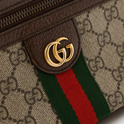Gucci Soft GG Supreme Monogram Medium Ophidia Belt Bag Dark Brown 11 of 13