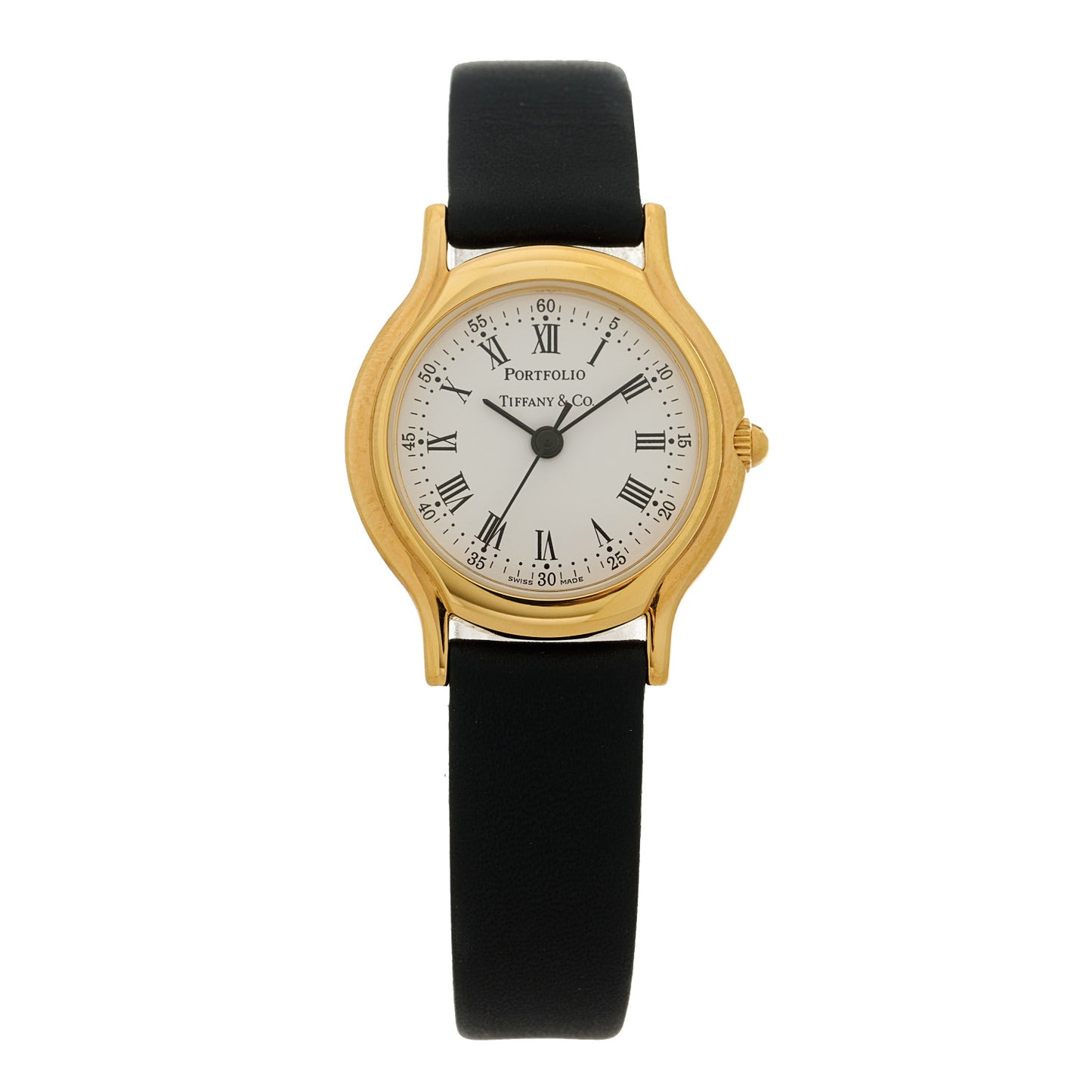 Stainless Steel Calfskin 24mm Portfolio Quartz Watch