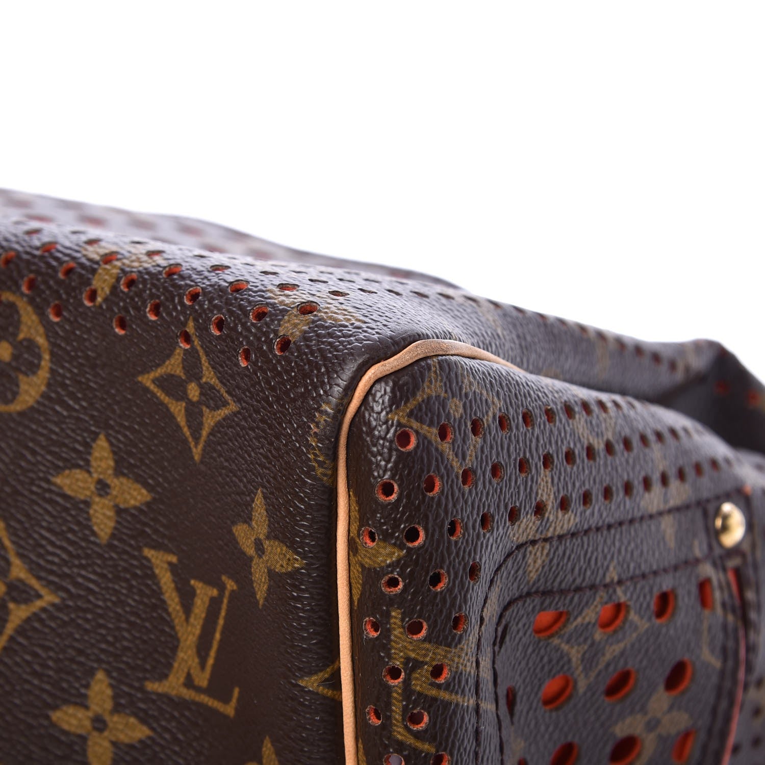 Louis Vuitton Monogram Perforated Speedy 30 Orange 10 of 13