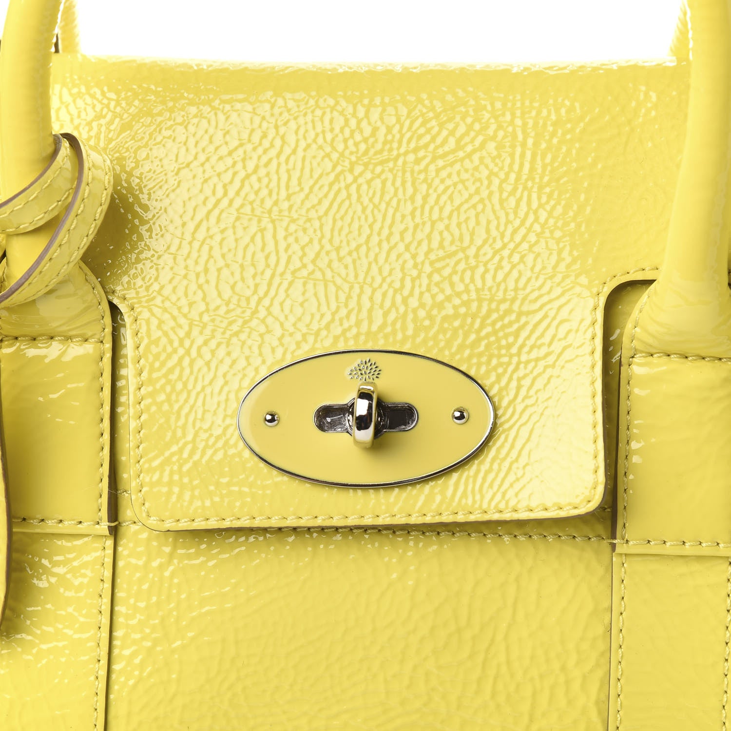 Mulberry Spongy Patent Holiday Small Bayswater Lemon Sherbet 10 of 10