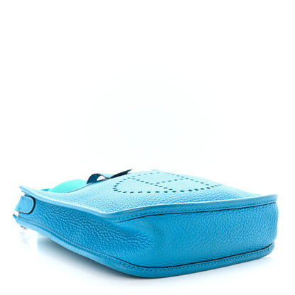 Hermes Taurillon Clemence Evelyne TPM Bleu Zanzibar 4 of 11