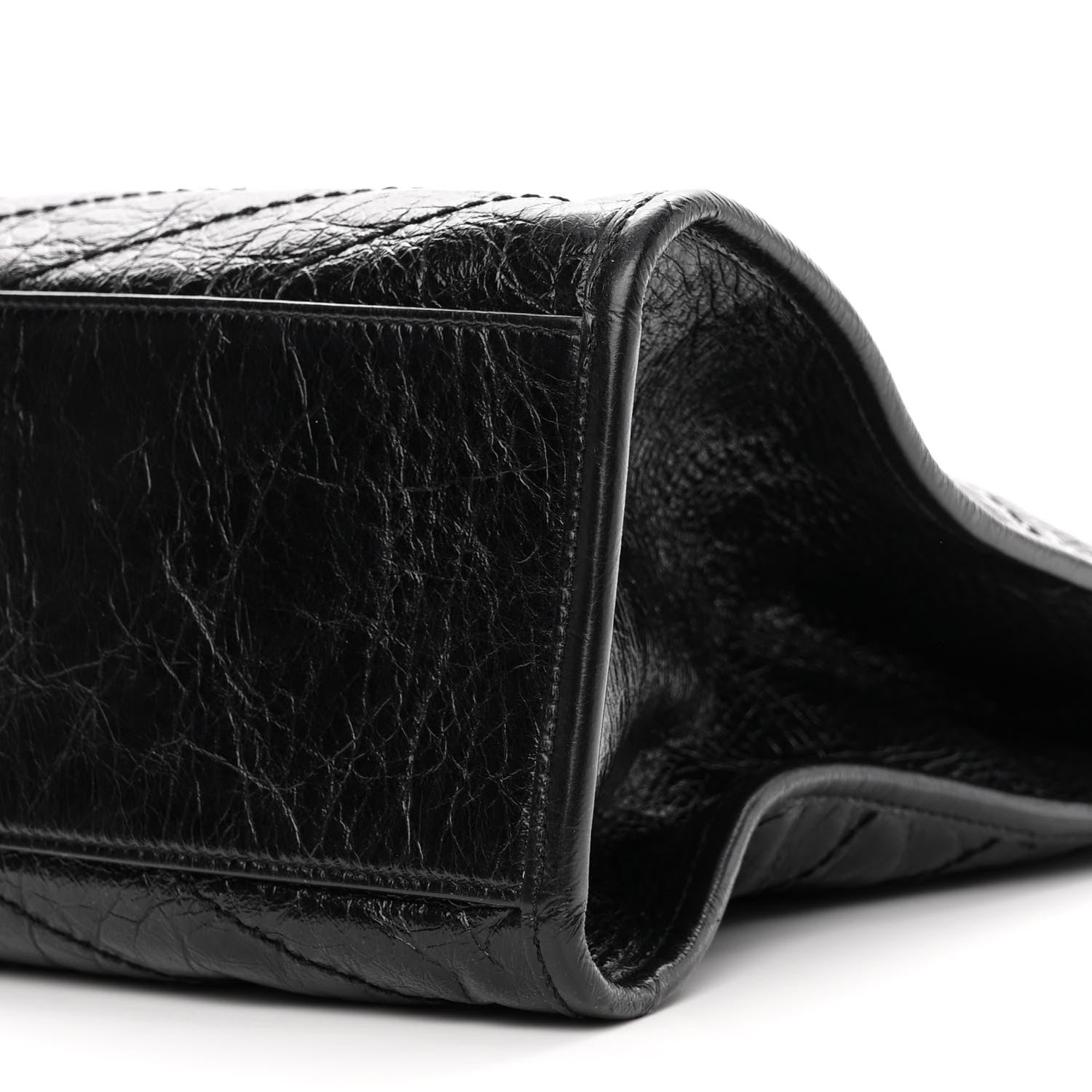 Saint Laurent Crinkled Calfskin Matelasse Monogram Niki Shoulder Bag Black 10 of 10