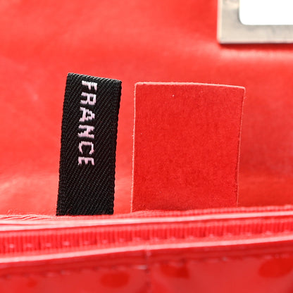 Chanel Patent Chocolate Bar Reissue Single Flap Red 9 of 13