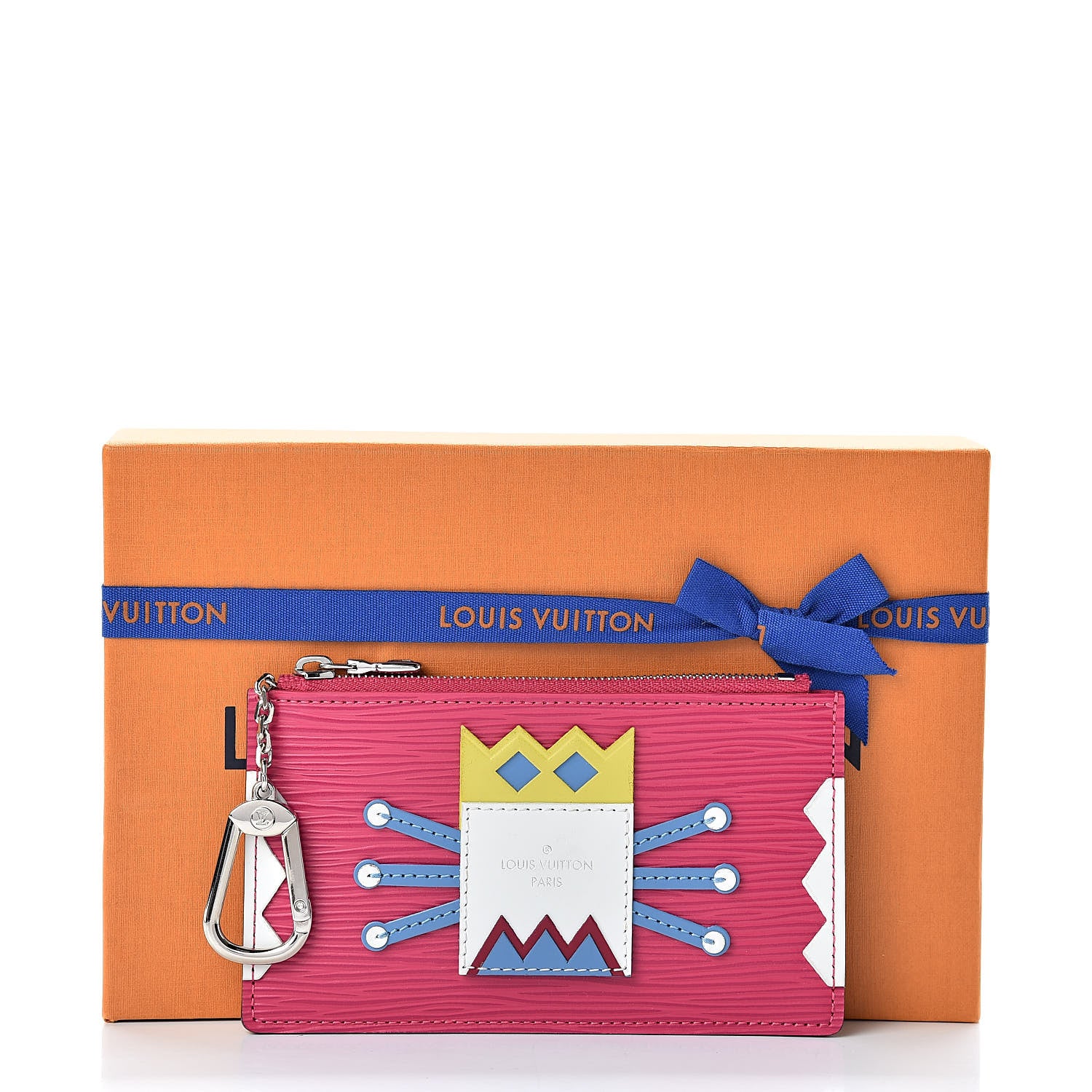 Louis Vuitton Epi Tribal Mask Key Pouch Pivoine 7 of 7
