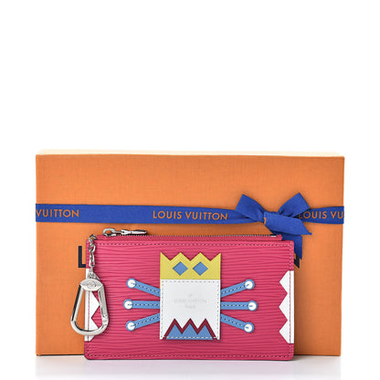 Louis Vuitton Epi Tribal Mask Key Pouch Pivoine 7 of 7