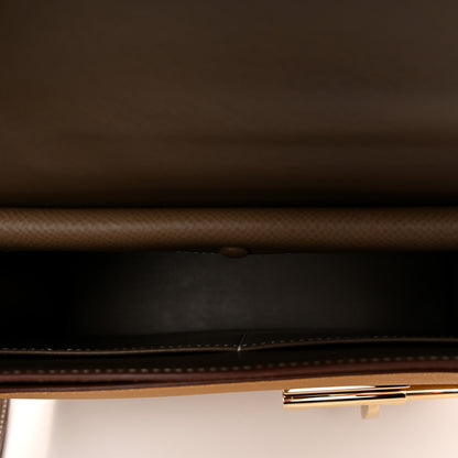 Hermes Epsom Bi-Color Verrou 21 Sesame Etoupe 5 of 10