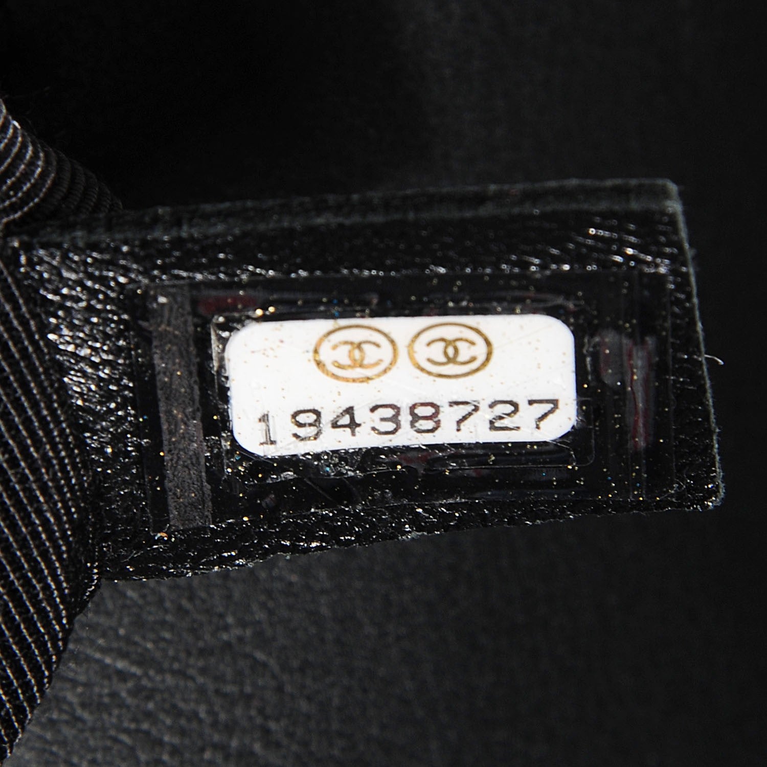 Chanel Calfskin Checkerboard Trim Small Boy Flap Black White 8 of 8