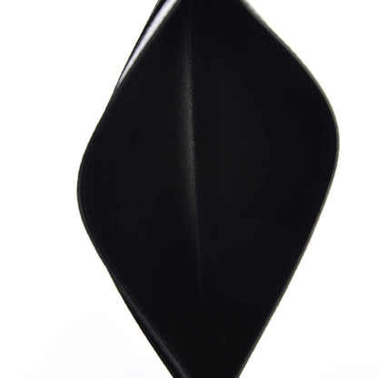 Louis Vuitton Calfskin Felicie Chain Wallet Card Holder Insert Black 5 of 6