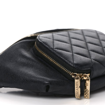 Chanel Caviar Quilted Business Affinity Waist Belt Bag Black 8 of 9