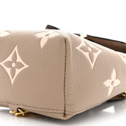 Louis Vuitton Empreinte Monogram Giant Tiny Backpack Tourterelle Cream 9 of 10