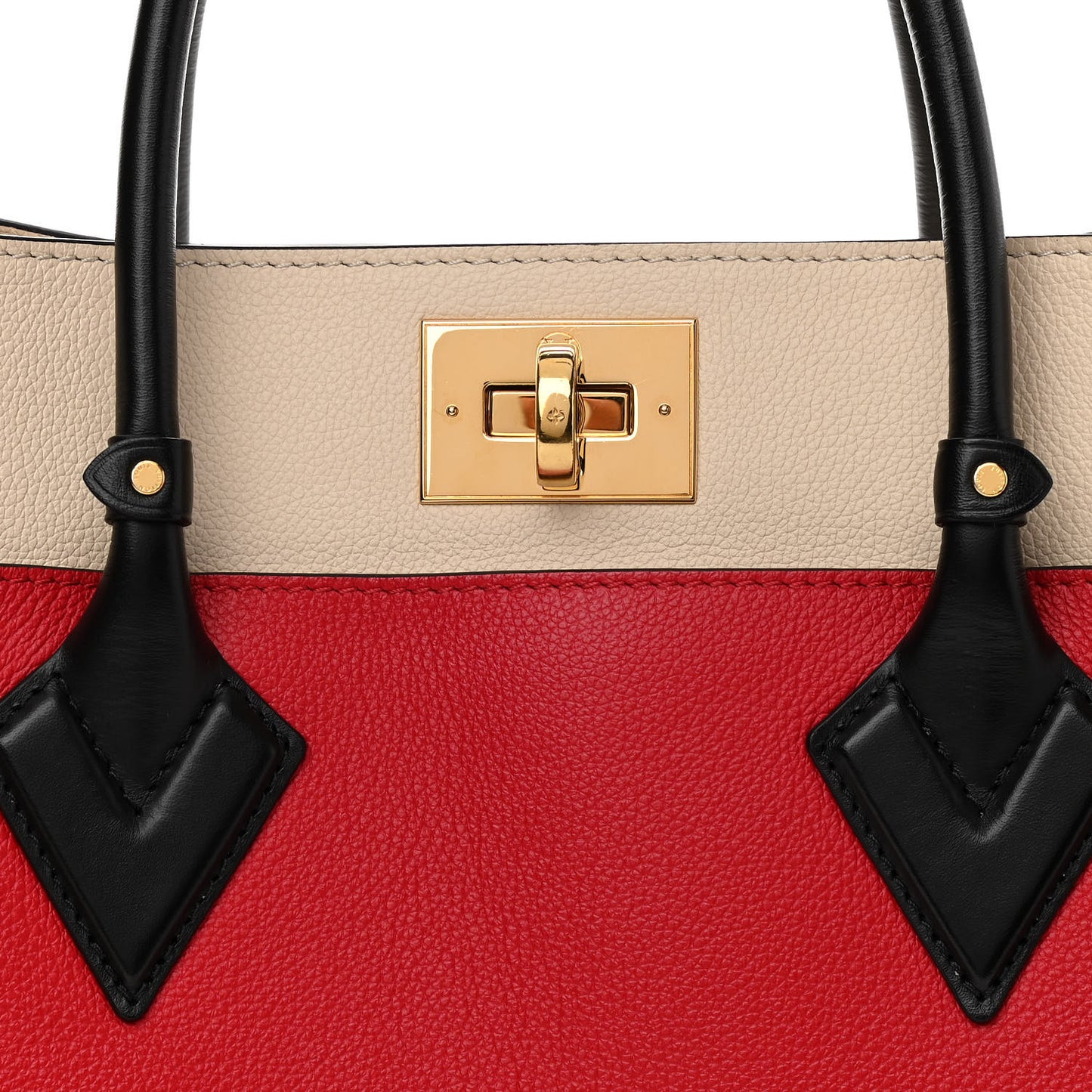 Calfskin Monogram On My Side Pirate Red