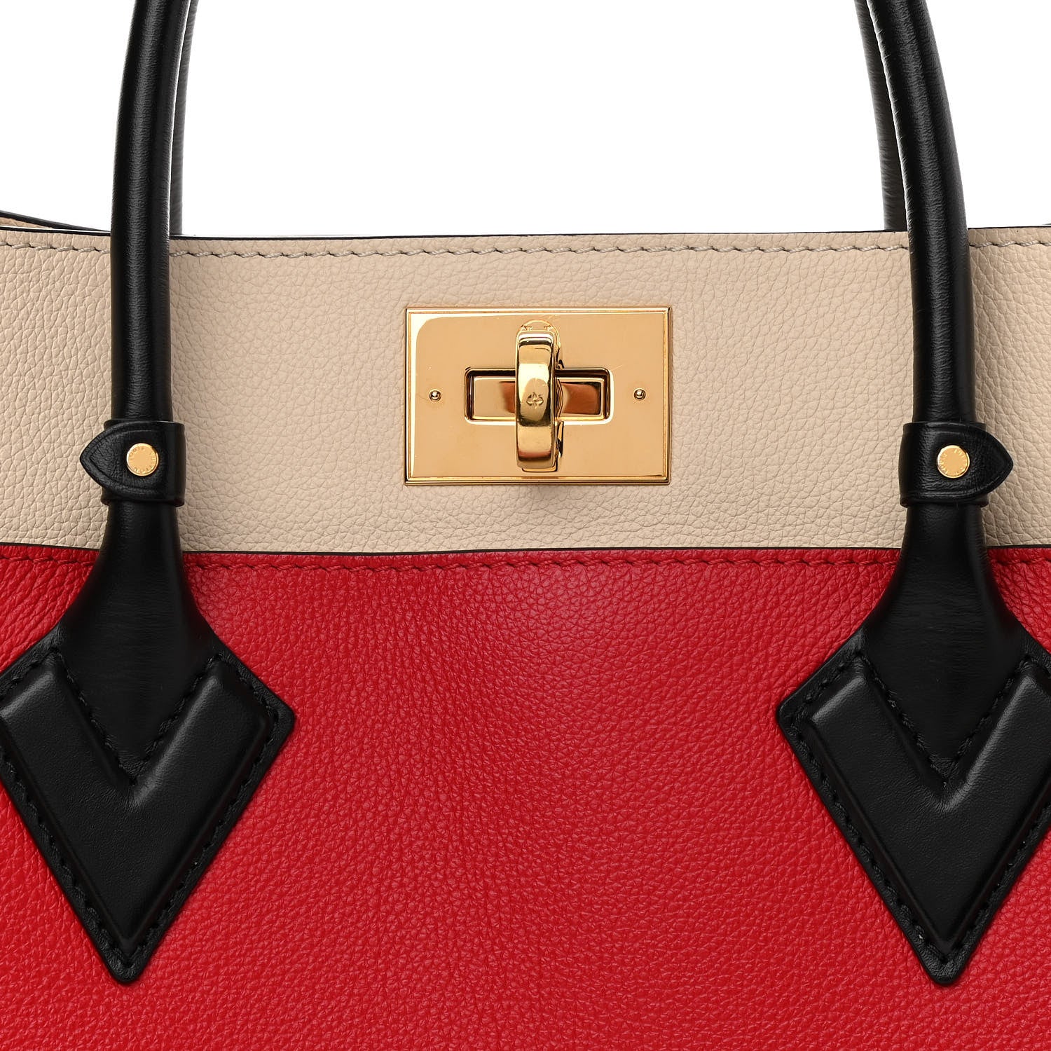 Louis Vuitton Calfskin Monogram On My Side Pirate Red 9 of 11