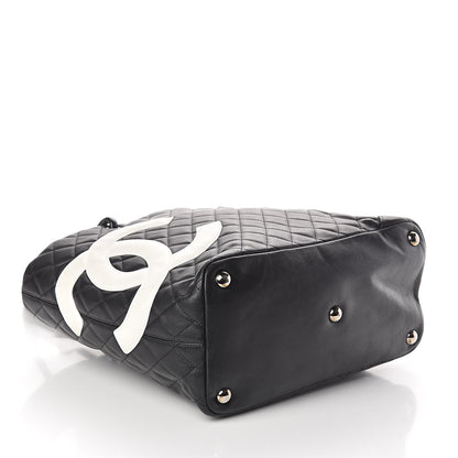 Chanel Calfskin Quilted Large Cambon Tote Black 5 of 10